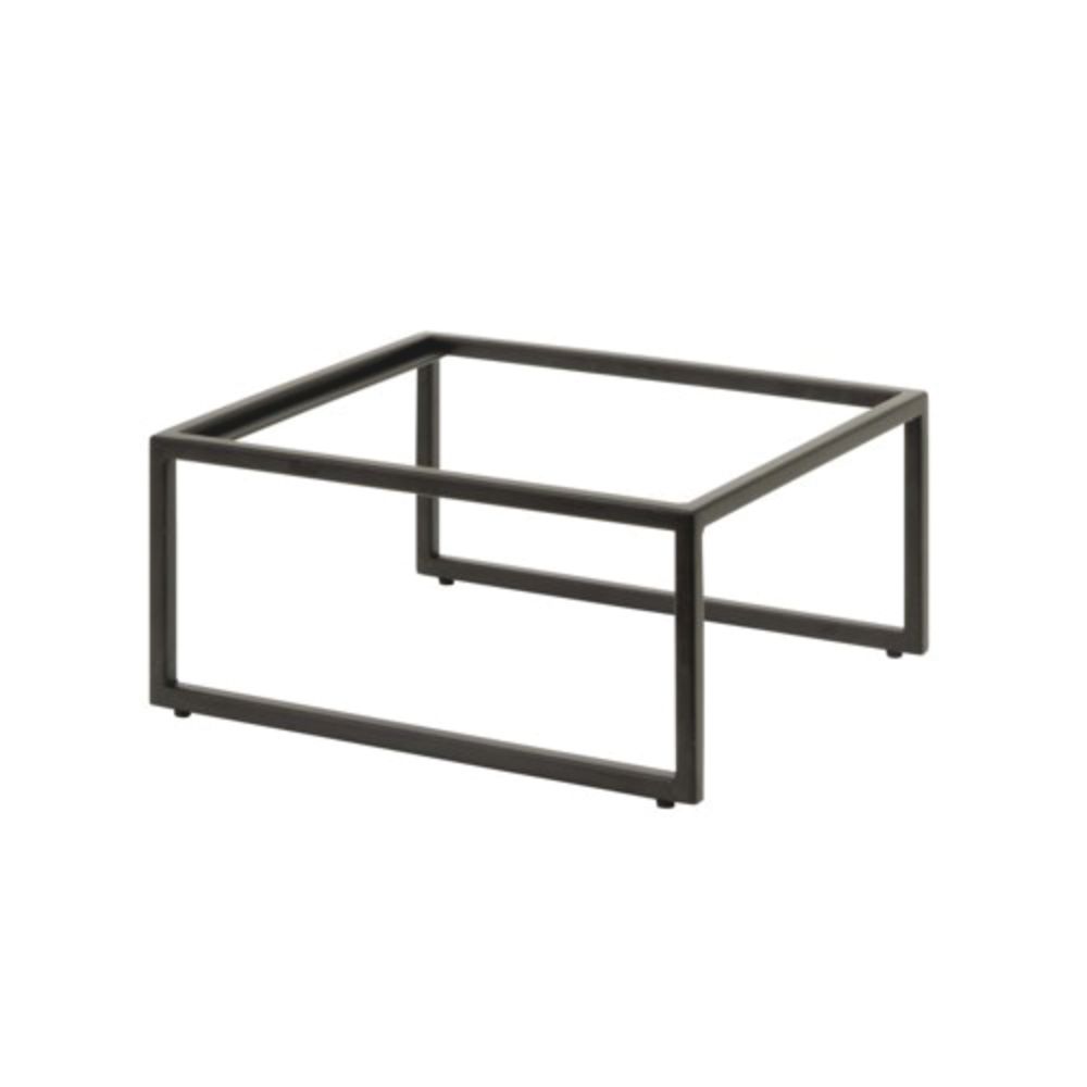Rectangular Metal Risers Steelite International Black Stainless Steel Rectangular Riser - 24