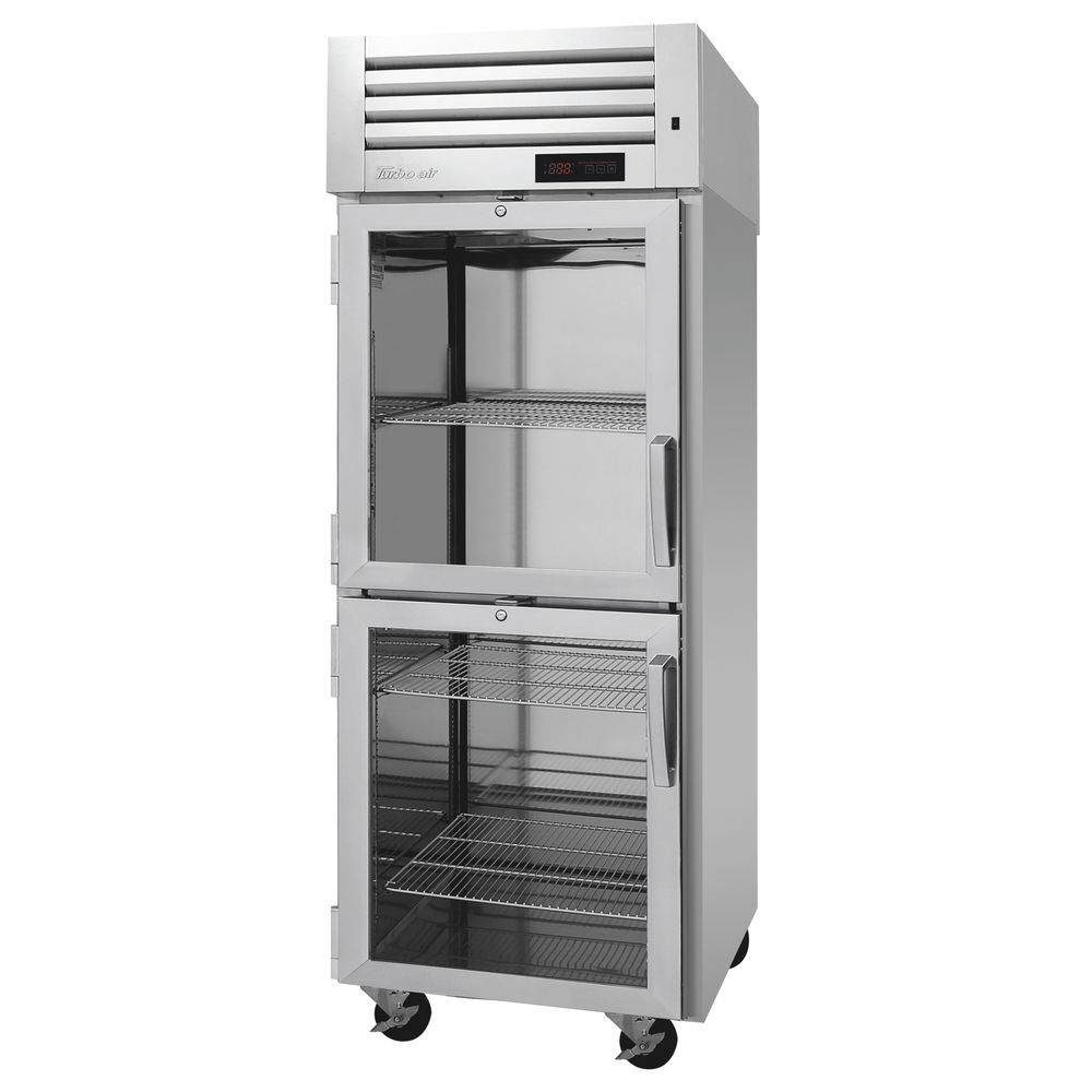 Turbo Air PRO-26-2H-G-L Pro Series One-Section Heated Cabinet - 25 Cu. Ft.