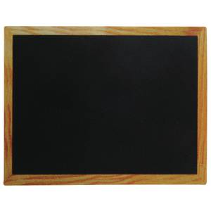 Expressly HUBERT® Black Vinyl-Coated Weighted Base Tabletop Sign Holder - 4  1/4H