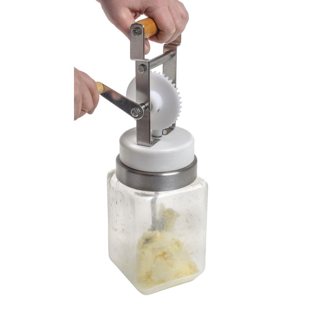 Paderno Hand-Crank Butter Maker - 1.7 Qt