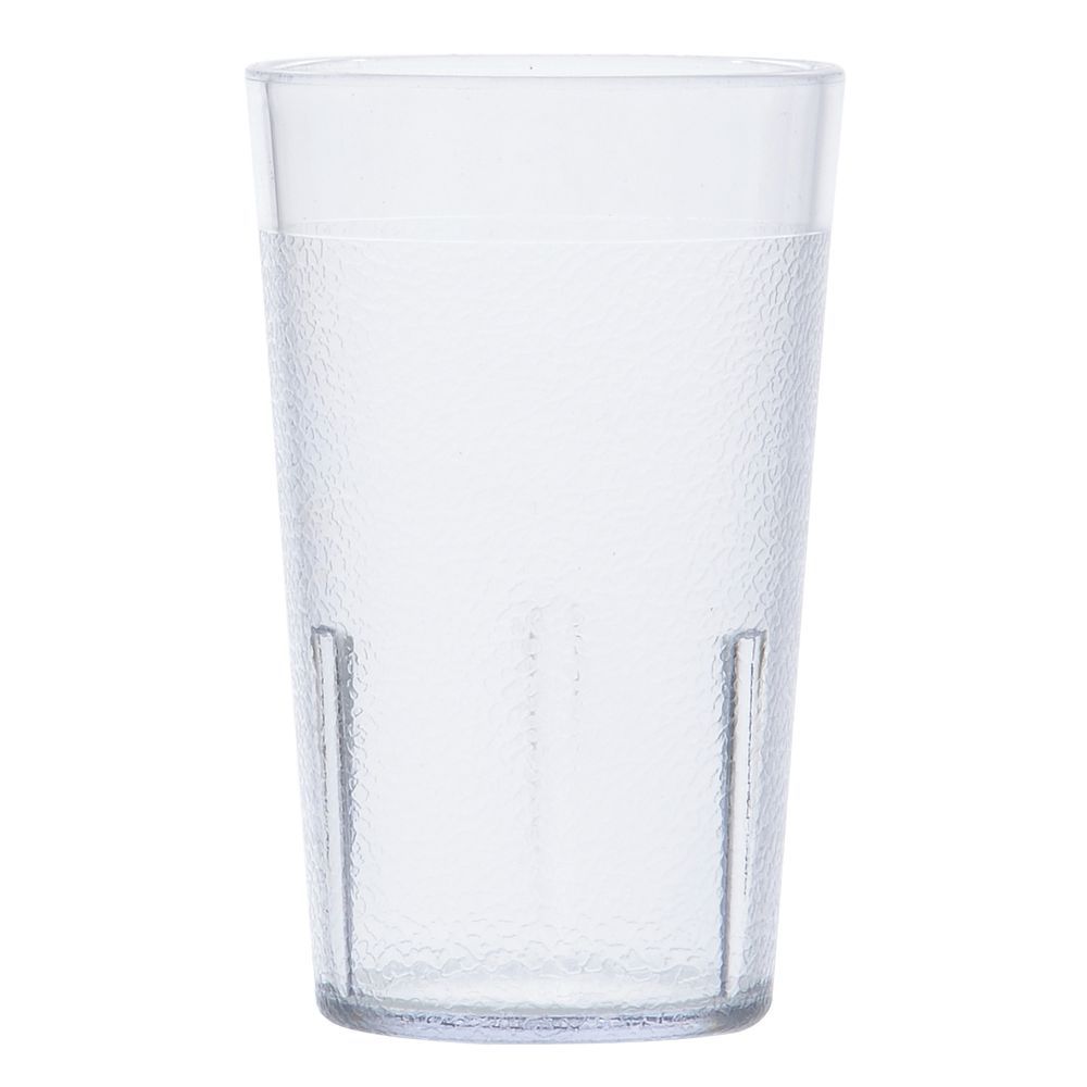 Clear Drinking Glasses with Interior Stacking Lugs