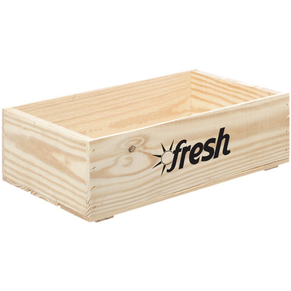 CRATE, FRESH LOGO, OAK, LARGE