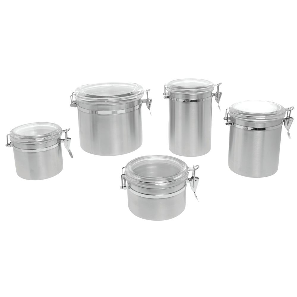 CANISTER, S/S, 54 OZ, 5DIAX6-1/2H