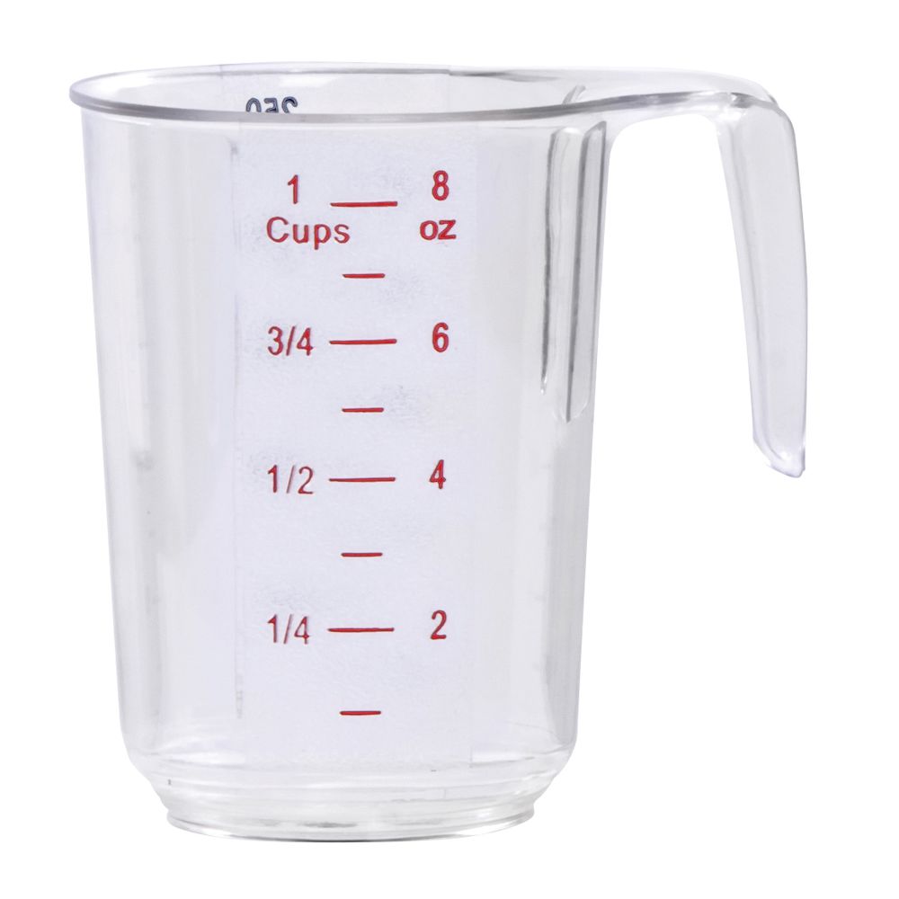 Hubert 1 Cup Clear Polycarbonate Measuring Cup