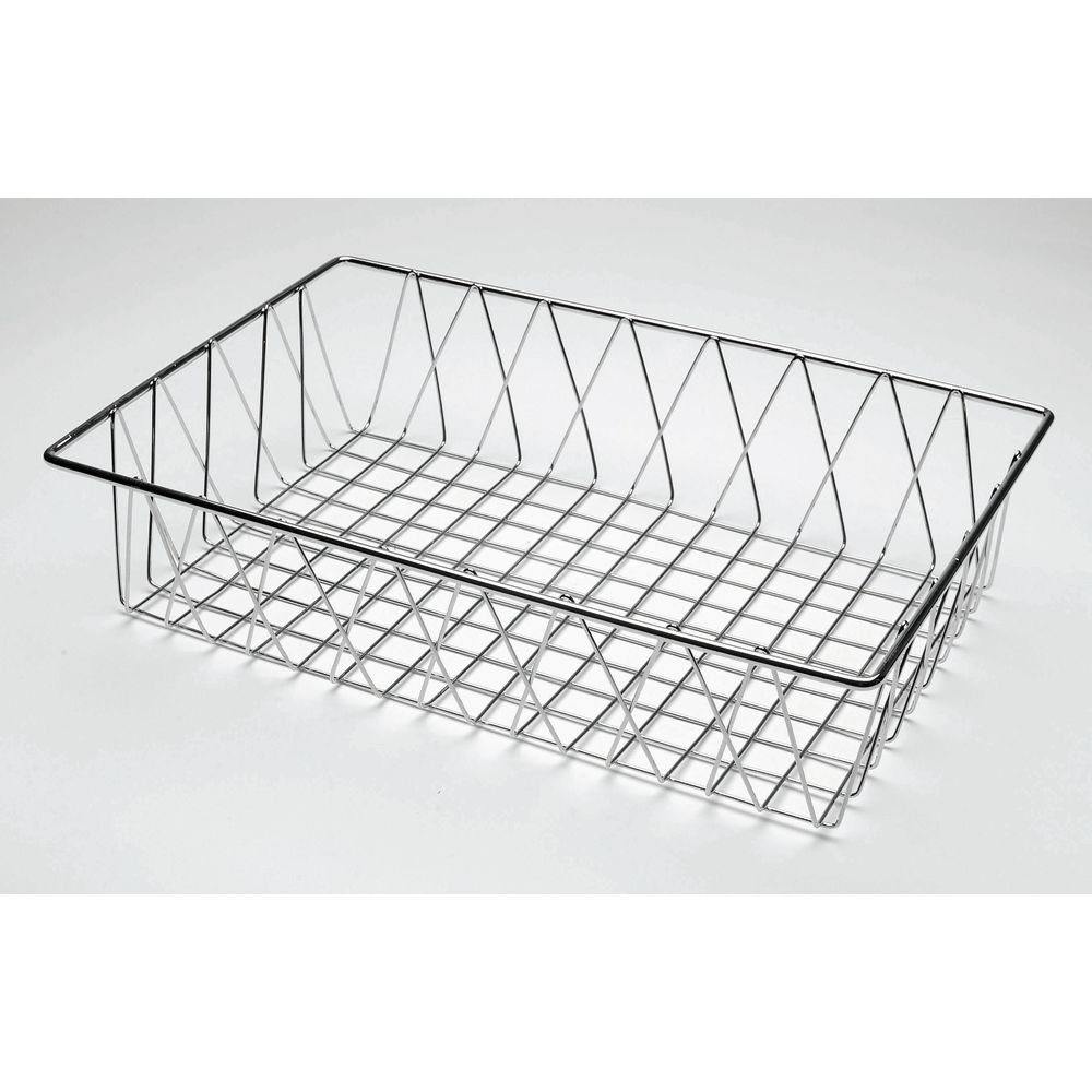 Stainless Steel CROME Kitchen Basket, Rectangular, Size/Dimension: 15 17 19  & 21