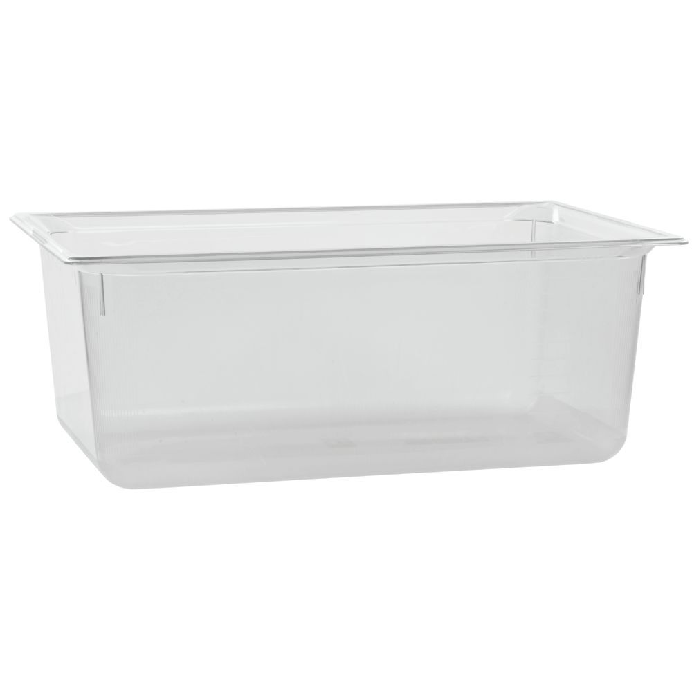 Vollrath Super Pan Clear Plastic Catering Pan Low Temp Full Size 8"D