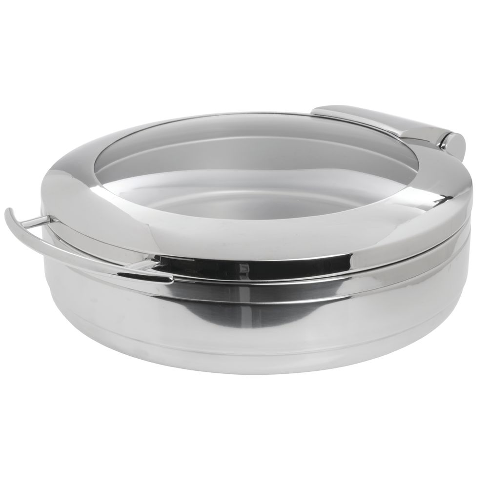 CHAFER, INDUCTION, ROUND, GLASS LID, 6.3 QT