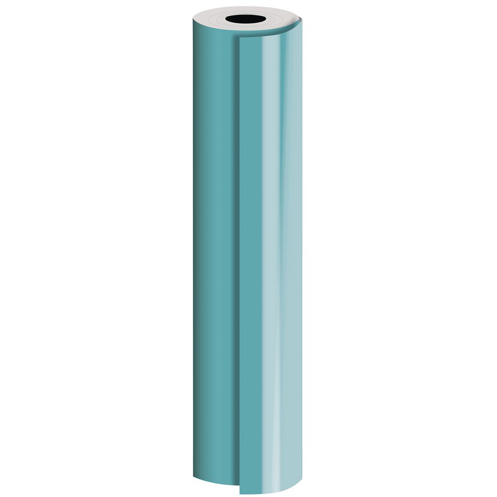 24W Pastel Blue Gift Wrap, Full Roll