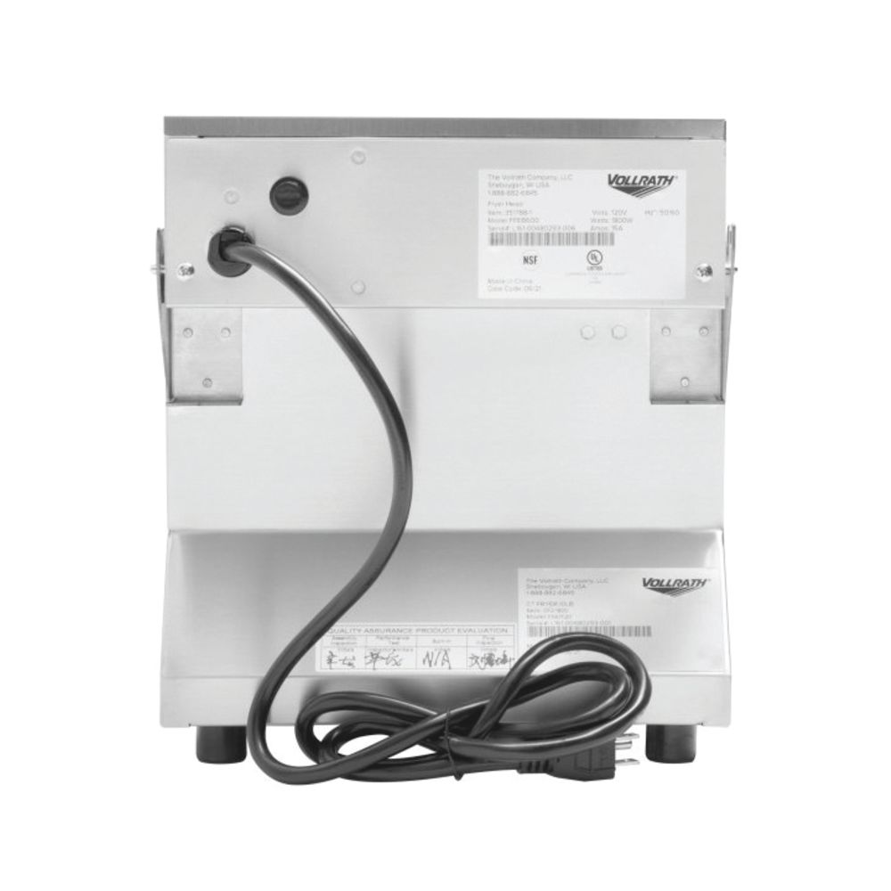 Vollrath Countertop Electric Fryer, 10 lb. Capacity, 120V