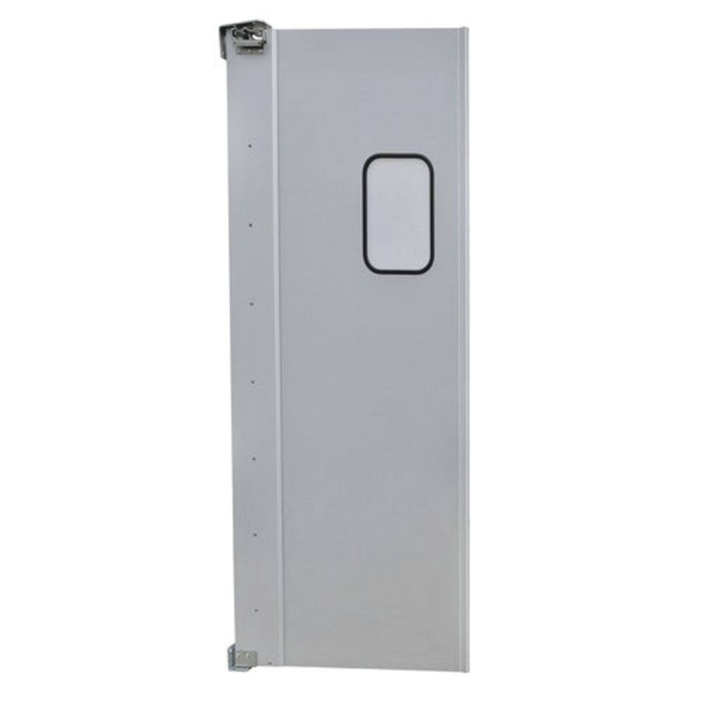 Kratos 28W-251 Single Aluminum Swinging Traffic Door with 9