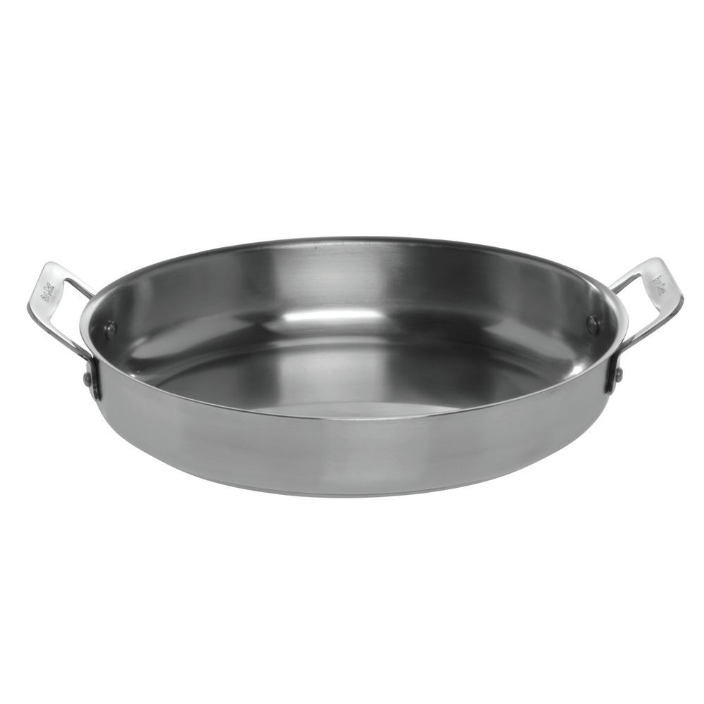 Bon Chef Cucina Handled Pan Collection 2 1/2 qt Oval Stainless Steel Au  Gratin Pan - 12