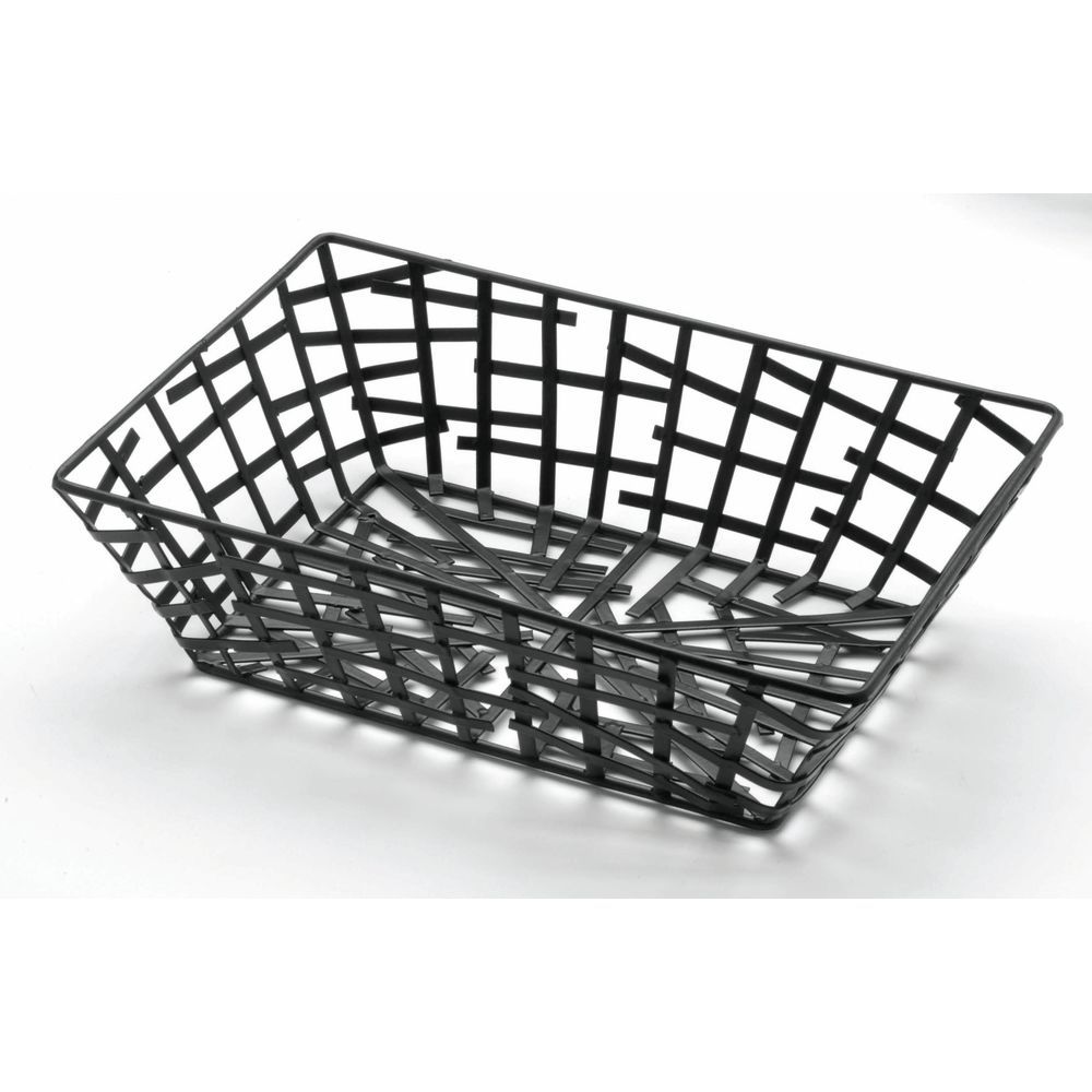 Tablecraft Complexity Rectangular Black Wire Basket 9 L X 6 1 4