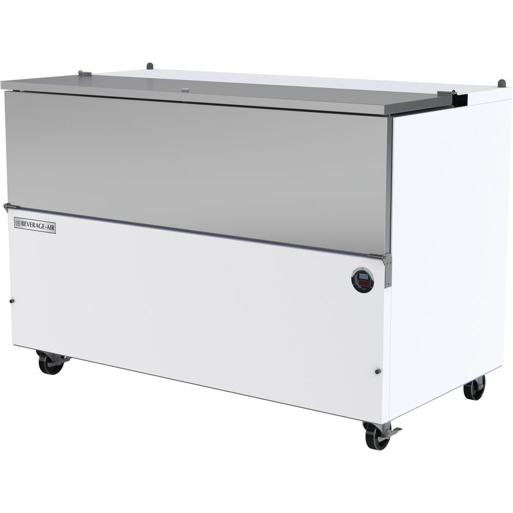 COOLER, MILK, SINGLE, COLD WALL, 58.5"L, WHIT