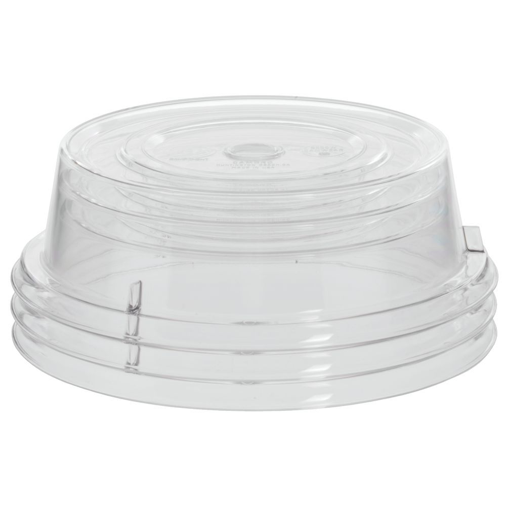 Cambro Plate Cover 10 9/16" Dia x 2 13/16" H Clear Polycarbonate 