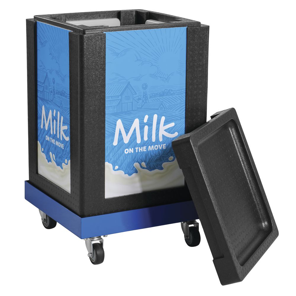 Expanded Polypropylene Portable Milk Merchandiser 20 2/25"L x 20 2/25