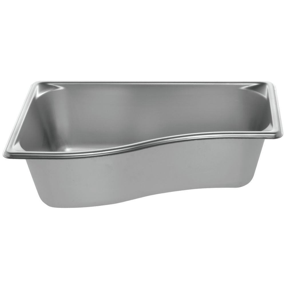 Vollrath Pans Third Size Wild Curved Outer Stainless Steel 12 4/5"L x 6 2/5"W x 4"H