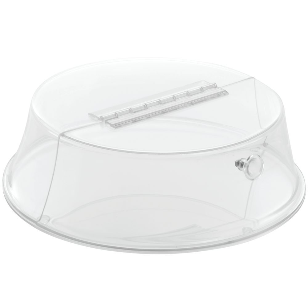 Acrylic Cover with Tray with Metal Knob Looks Stylish