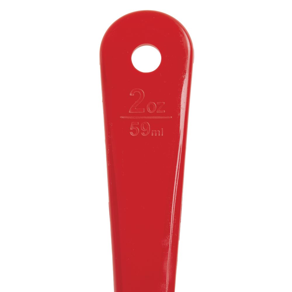 Carlisle Measure Miser® 2 oz Red Plastic Solid Short Handle Portion Control  Spoon - 7L