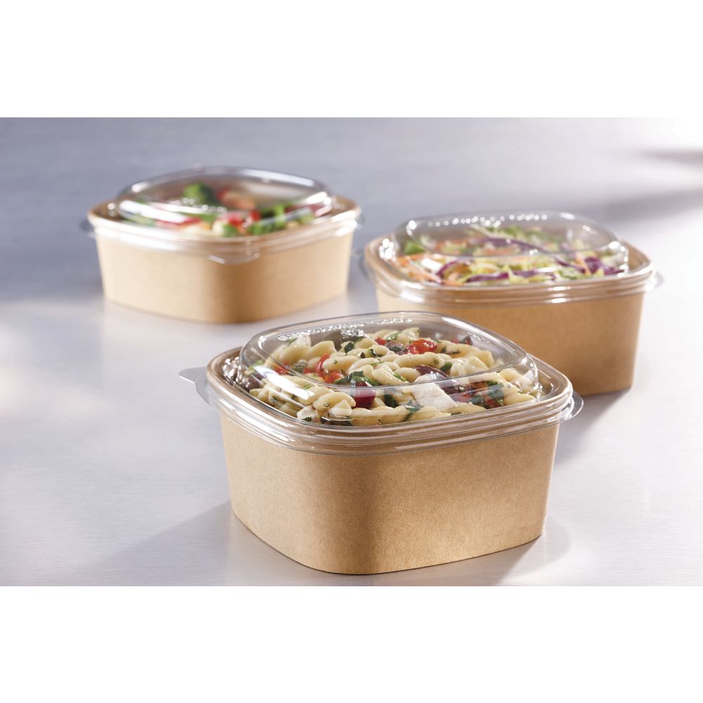 Lid for 12 & 16 Oz. Kraft Bowls - 5 1/2