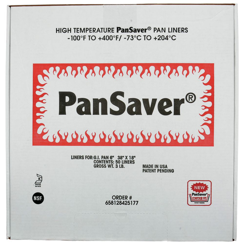 PanSaver® Monolyn™ Clear G.I. Roasting Pan Liner - 30L x 18W x 6D