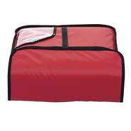 Carry Hot Red Vinyl Pizza Delivery Bag - 19