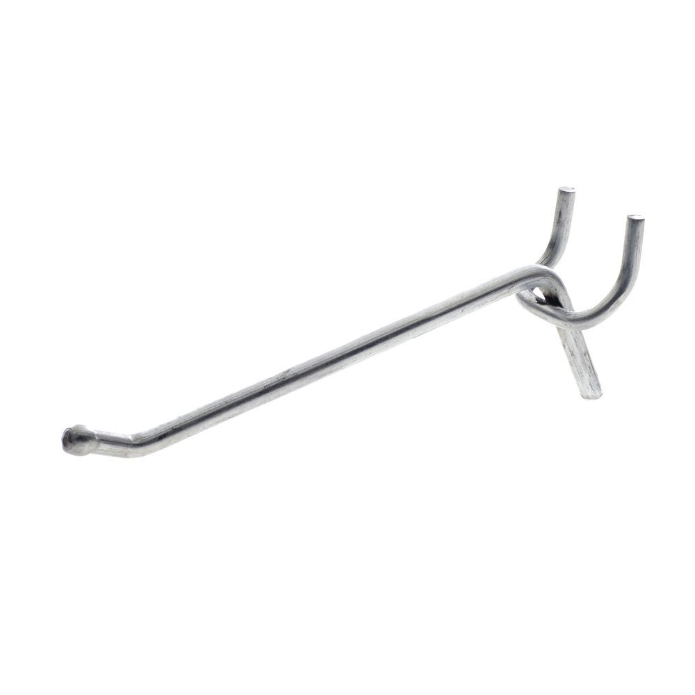 8 Pack) Metal 8 Inch Shelf Bracket Garage Peg Hanger for 1/8" 1/4" Pegboard