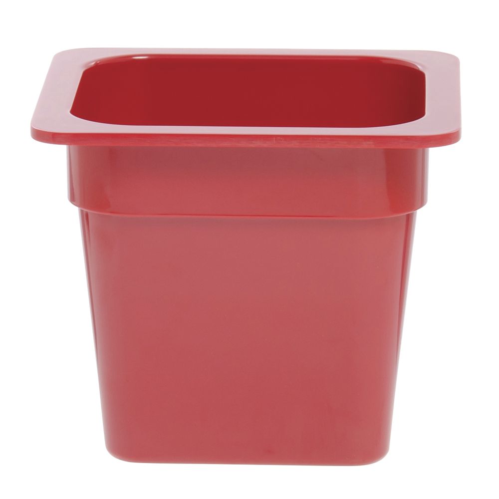 Expressly Hubert&#174; Sixth Size Melamine Pan 6"D Red