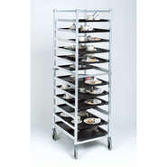New Age Aluminum Side Load 30 Pan Rack - 20 1/2