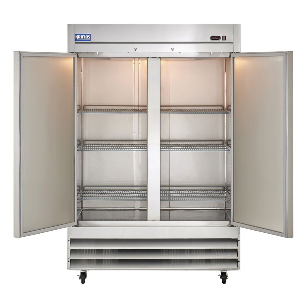 Kratos 67K-002 Reach-In Refrigerator, Two Door, 47 Cu Ft Capacity