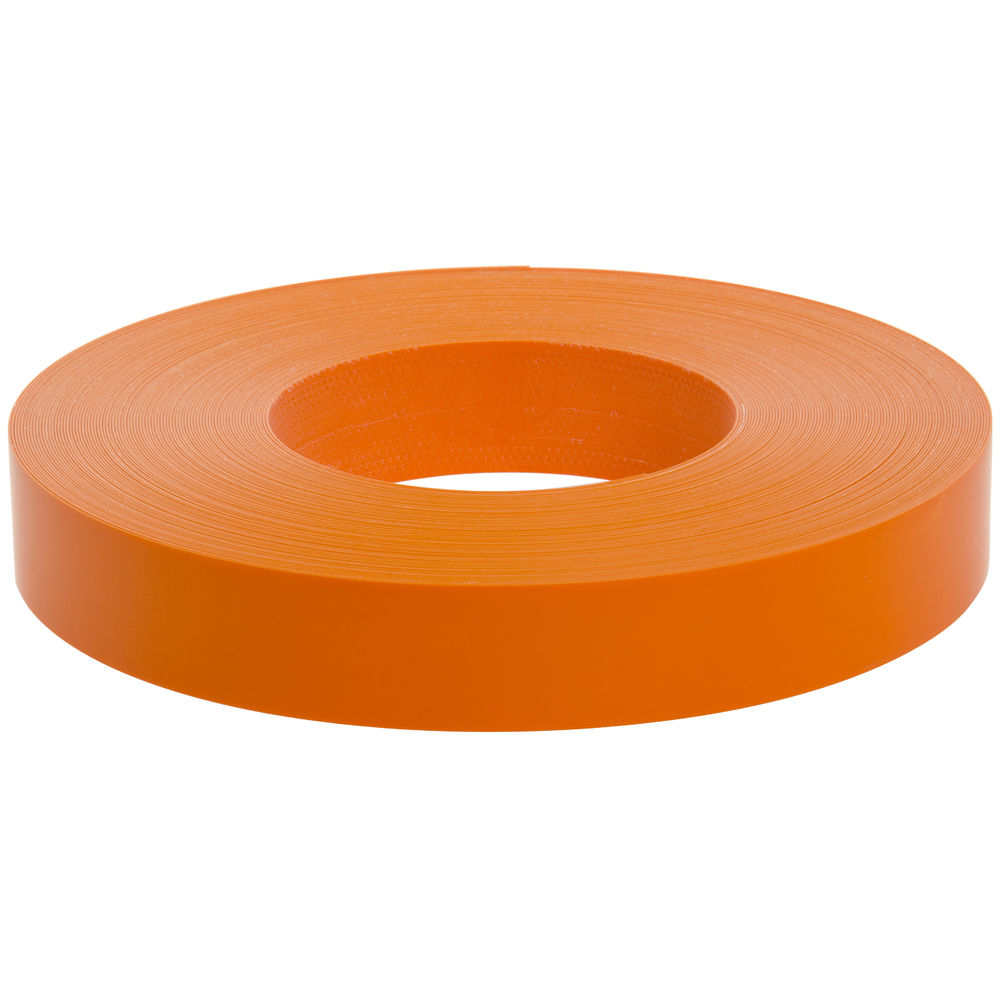 Orange Vinyl Slatwall Accent Strip 