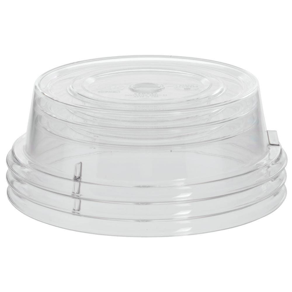 Cambro Plate Cover 9 3/4" Dia x 2 3/4" H Clear Polycarbonate 