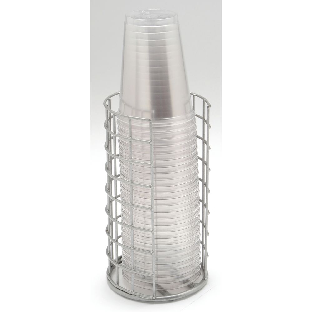 Silver Wire 1 Compartment Cup Holder