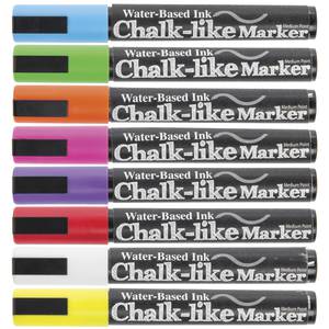 Chalkboard Signs Matte Black Acrylic Wave 5 3/8L x 2 1/4W x 7H 