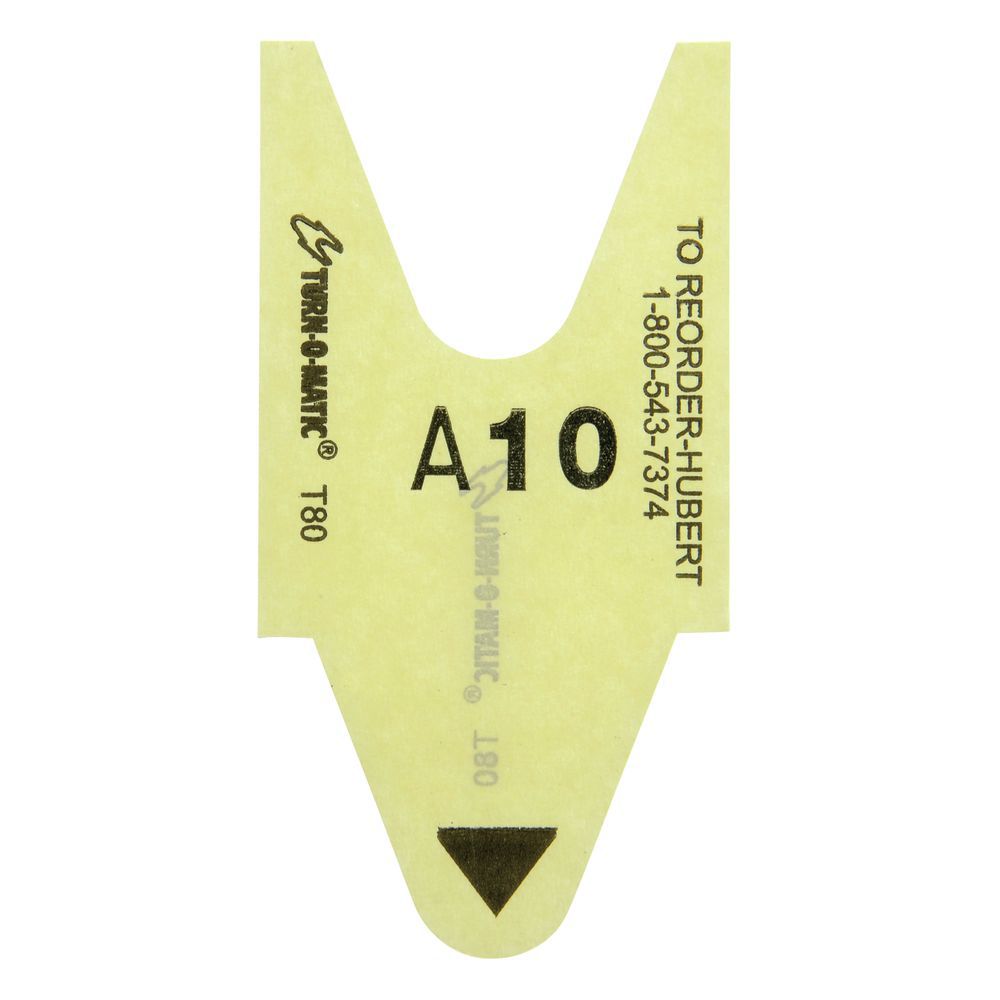Take-A-Number 2-Digit Green T80 Paper Tickets 1 1/2"W 