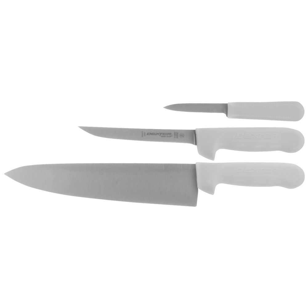 Dexter Sani-Safe® Stainless Steel 3-Piece Cutlery Starter Set with