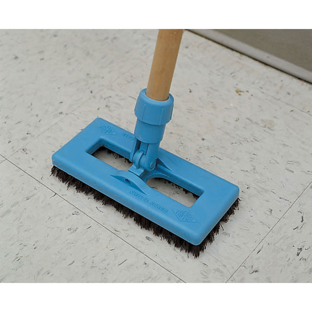 Swivel Scrub Brush helps clean hard to reach places
