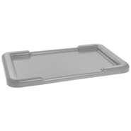 Grey Plastic Nest and Stack Tote Lid - 25 1/4