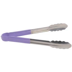 Vollrath 4780912 Jacob's Pride 9 1/2 High Heat Nylon Tip Cooking Tongs -  Heat Resistant up