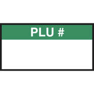 Monarch White Labels With Reversed Green Print 