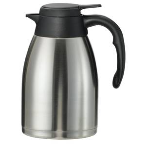 Flow Control Carafe, Vacuum Insulated Carafe, Stainless Vacuum, Push  Button, 1.6 Liter, Brushed Stainless and Black