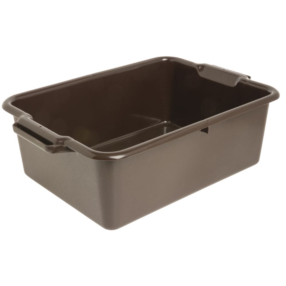 DISH/FOOD BOX, BROWN, 1 COMPARTMENT