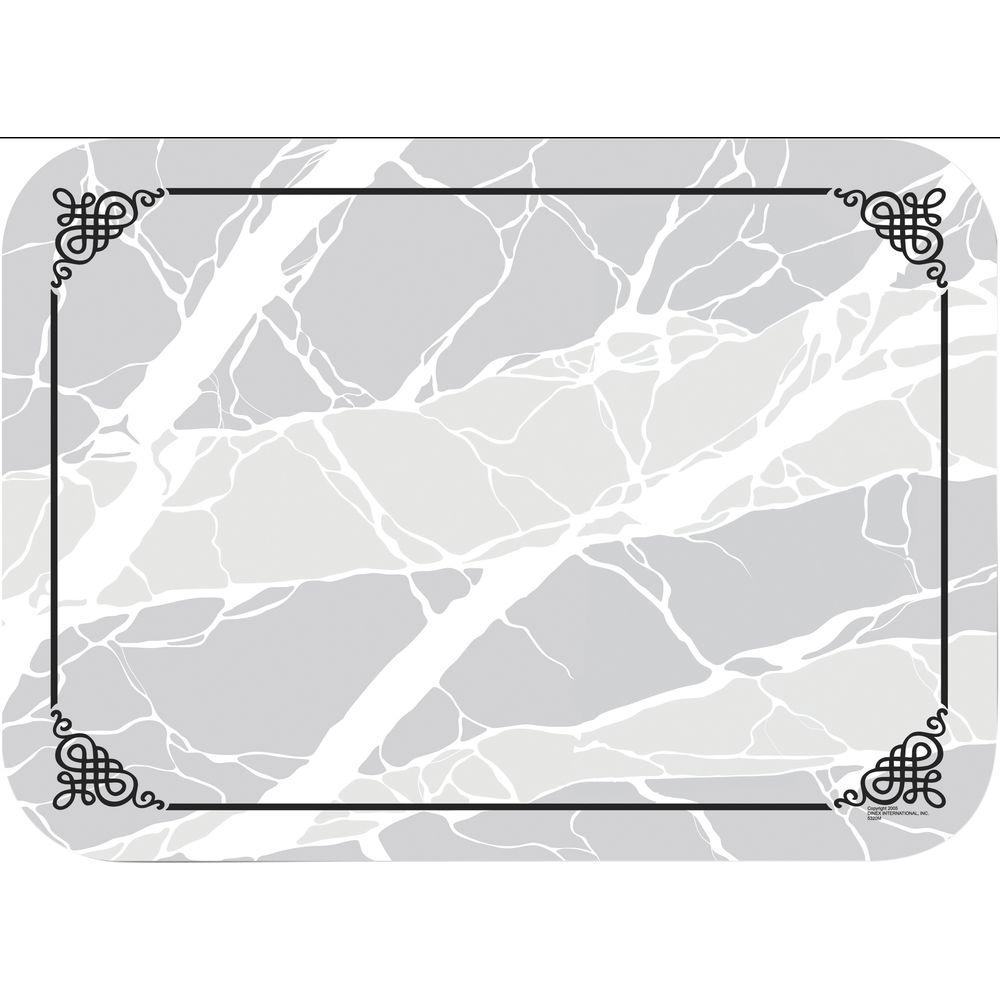 TRAY COVER, MARBLED ELEGANCE, 18.75X13.625