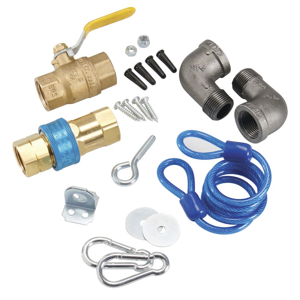 Krowne Gas Quick Disconnect Hose Kit - 36L