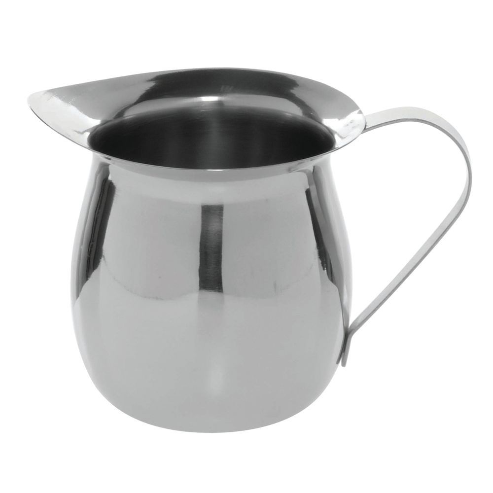 12 Pack] 3 oz Creamer Pitcher - Stainless Steel Bell Creamers