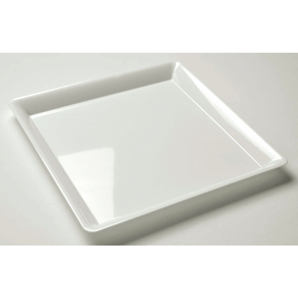 TRAY, PARTY, 18X18 SQUARE, WHITE