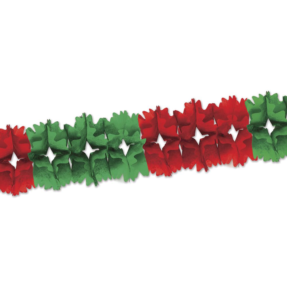 GARLAND, ARCH, RED/GREEN, 12&#39;L