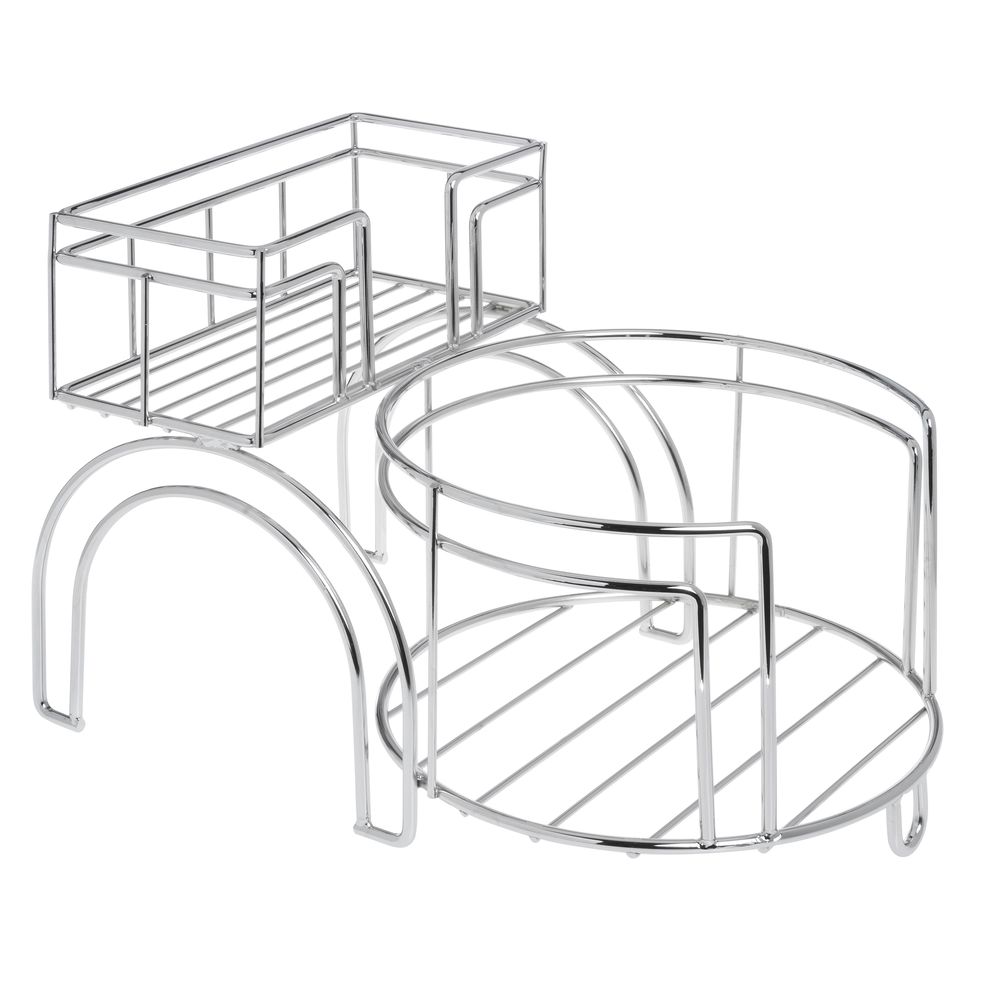 Chrome Utensil Holder Stand