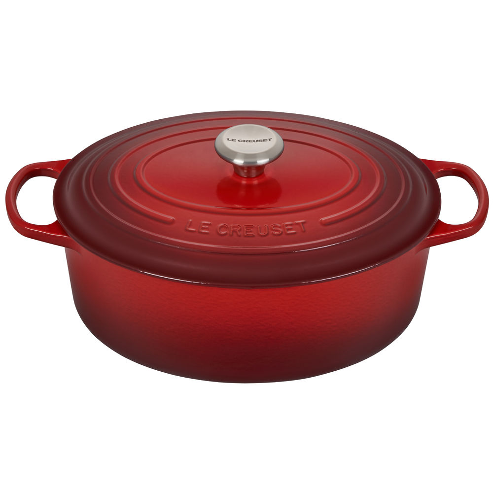 OVEN, FRENCH OVAL, CERISE, 5 QT CAST