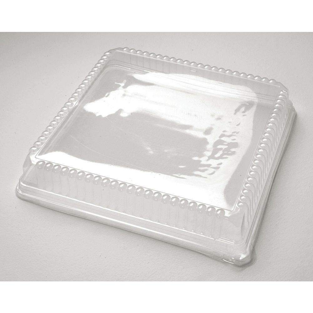 LID, FOR 18X18 SQUARE PARTY TRAY, CLEAR
