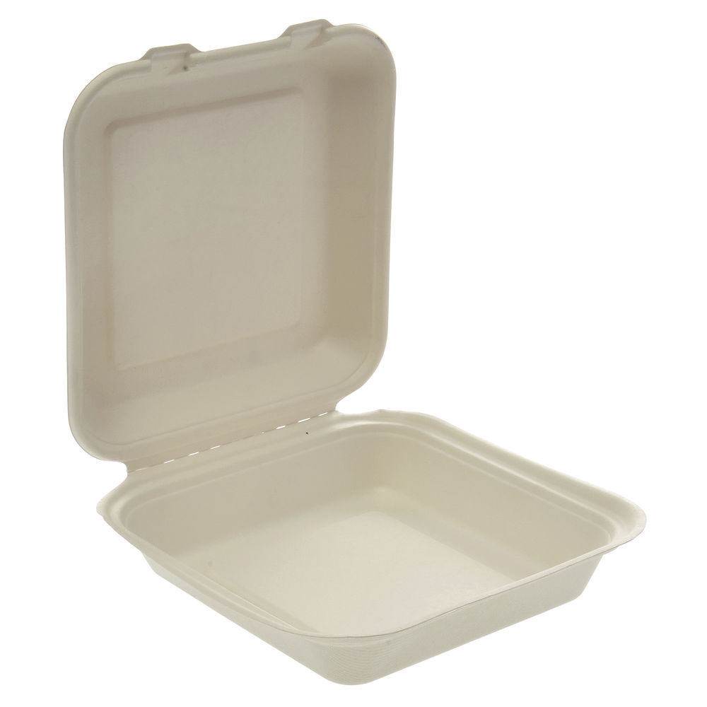 CONTAINER, 3 COMP, HOT, COMPOSTABLE